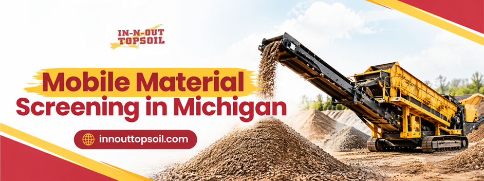 Mobile material screening in Michigan